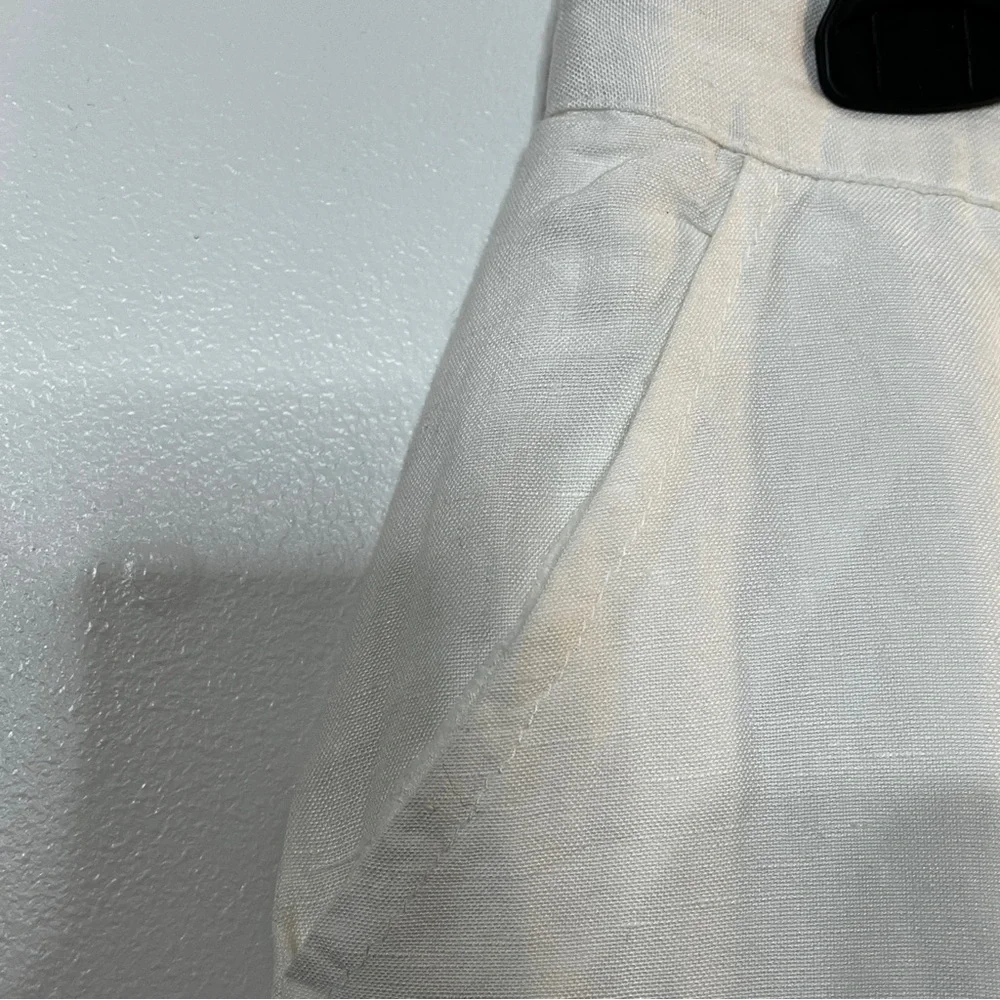 Boston Proper White Wide Leg Pants - Picture 4 of 8